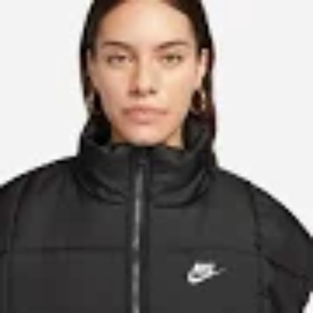 NWT Womens XXL Black Oversized Sportswear Classic Therma-FIT Vest - Picture 2 of 9